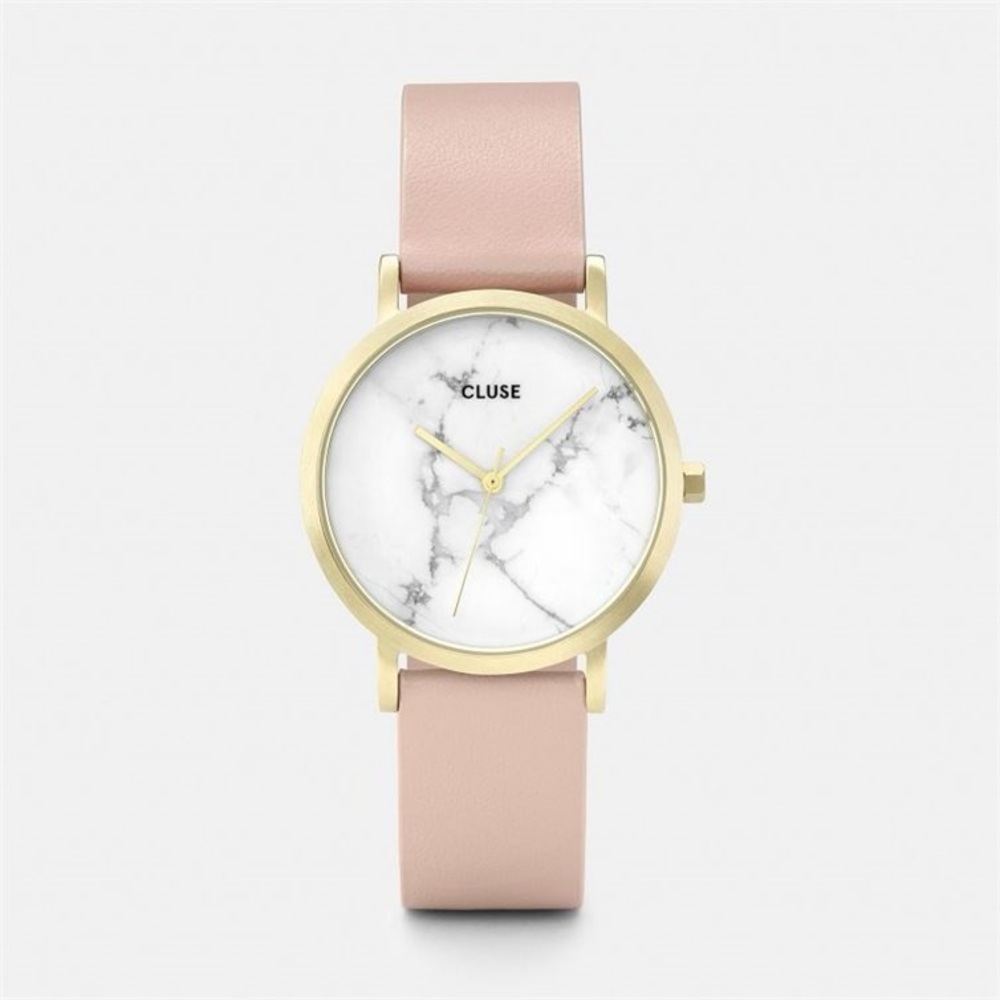 Cluse Marble Watch with Removable Leather Strap